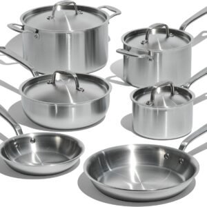Made In Stainless Clad 10 Piece Cookware Set