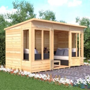 Shire Alora 12 ft x 6 Pent Overlap Sumerhouse
