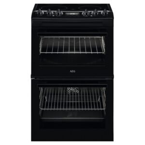 AEG CCX1530ACB 55cm Double Oven Ceramic Electric Cooker