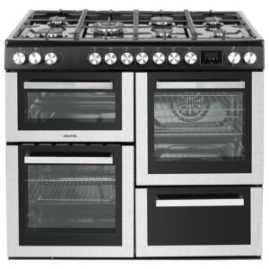 electriQ 100cm Dual Fuel Range Cooker