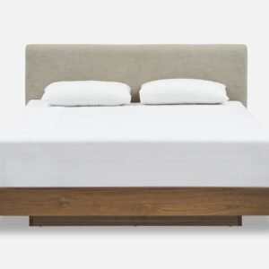 castlery Upholstered King Bed Floating Bed Base