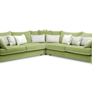 DFS Joules 3 Corner 3 Gilmorton Plain Fabric - Apple