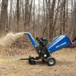 # 6 in. 15 HP 420 cc Gas Powered Wood Chipper with E-Start 4-Wheels Towable Shredder Mulcher - Image 2