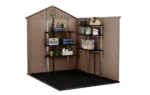 Keter Darwin 6 ft. W x 6 ft. D Apex Outdoor Garden Shed - Image 3