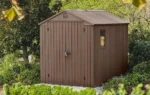 Keter Darwin 6 ft. W x 6 ft. D Apex Outdoor Garden Shed - Image 2