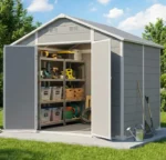 Outdoor Storage Shed Utility Tool Sheds 8 x 6 fit