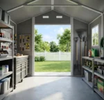 Outdoor Storage Shed Utility Tool Sheds 8 x 6 fit - Image 2
