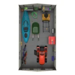 Lifetime 15 Ft. X 8 Ft. High-density Polyethylene (plastic) Outdoor Storage Shed - Image 6