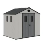 6 ft. x 8 ft. Durable Resin Garden Outdoor Storage Shed with Reinforced Floor and Lockable Door (48 sq. ft.)