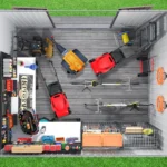 10 ft. W X 8 ft. D Metal Tool Shed - Image 8