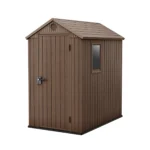 Keter Darwin Apex Garden Storage Shed 4 x 6ft - Brown