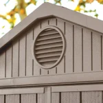 Keter Darwin Apex Garden Storage Shed 4 x 6ft - Brown - Image 4