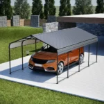 12 x 20 ft. Metal Carport, Outdoor Car Shelter All Weather, Heavy Duty Outdoor Galvanized Car Shelter