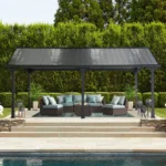 Sunjoy Steel Carport EIGER - 367cm x 610cm Millings - Image 3