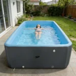 Rectangle Drop Stitch PVC Inflatable Swimming Pool 10 X 5 - Image 3