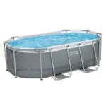 Polyvinyl Chloride (PVC) Oval Frame Set Pool 84cm H x 200cm W x 305cm L