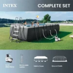 Intex Ultra XTR Rectangular Frame Swimming Pool Kit - Image 4