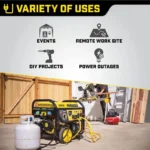 Champion Portable Generator with Electric Start & Volt Guard Prevention, 8000/10000 Watt - Image 5