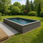 Modulo 12′ x 24′ with liner | Freestanding modular pool
