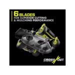 RYOBI 80V HP Brushless 54in. Cordless Zero Turn Riding Mower with (3) 80V & (4) 40V Batteries & Charger - Image 9