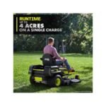 RYOBI 80V HP Brushless 54in. Cordless Zero Turn Riding Mower with (3) 80V & (4) 40V Batteries & Charger - Image 7