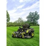 RYOBI 80V HP Brushless 54in. Cordless Zero Turn Riding Mower with (3) 80V & (4) 40V Batteries & Charger - Image 2