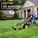 RYOBI 18V ONE+ HP Brushless 20 in. Walk Behind Self-Propelled Lawn Mower w/ (2) 6 Ah Batteries & Chargers - Image 5