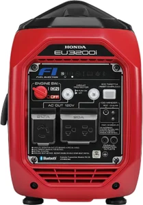 Honda EU3200i 3200 Watt Inverter Generator, Super Quiet 120V Gas Powered Portable Generator For Camping, RV Or Home Backup Power Supply - Image 2
