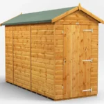Power Sheds 10 x 4ft Apex Shiplap Dip Treated Windowless Shed