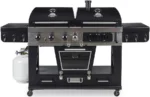 PitBoss Pit Boss Memphis Ultimate 2.0 Gas and Charcoal Combo Grill with Smoker + Free 6 Piece Cast Iron Cooking Set