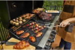 PitBoss Pit Boss Memphis Ultimate 2.0 Gas and Charcoal Combo Grill with Smoker + Free 6 Piece Cast Iron Cooking Set - Image 5