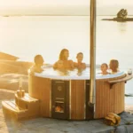 Luxury wood-fired hot tub from Sweden Skargards Regal DualBurn. wood burning hot tub - Image 2