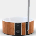 Luxury wood-fired hot tub from Sweden Skargards Regal DualBurn. wood burning hot tub - Image 3