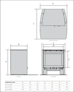 Stuv 6-H 5650 Wood Burning Stove - STU-10006003 - Log & Wood Burning Fires - West Country Fires - Image 4