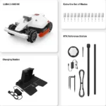 LUBA 2 10000X AWD Robotic Lawnmower Mowing Up to 10000m² Up to 100 Mowing Zones Storage - Image 4